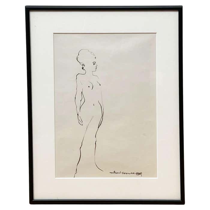 Minimalist nude by Michael Dormer