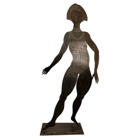 "Sharon" Life-size Brass Sculpture by Robert Lee Morris