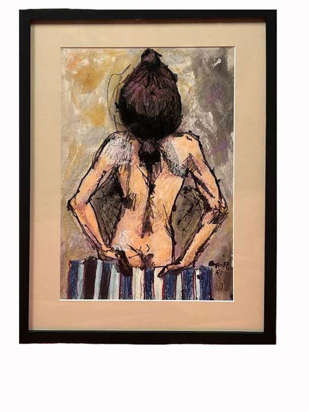 Mixed Media Nude by Byron Randall #2