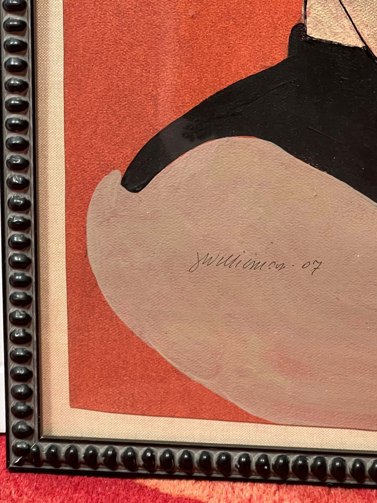 Portrait of a Circus Performer - Gouache by Jerry Williamson