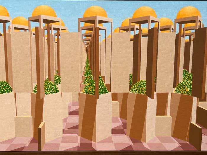 Architectural Dreamscape Paintings #2