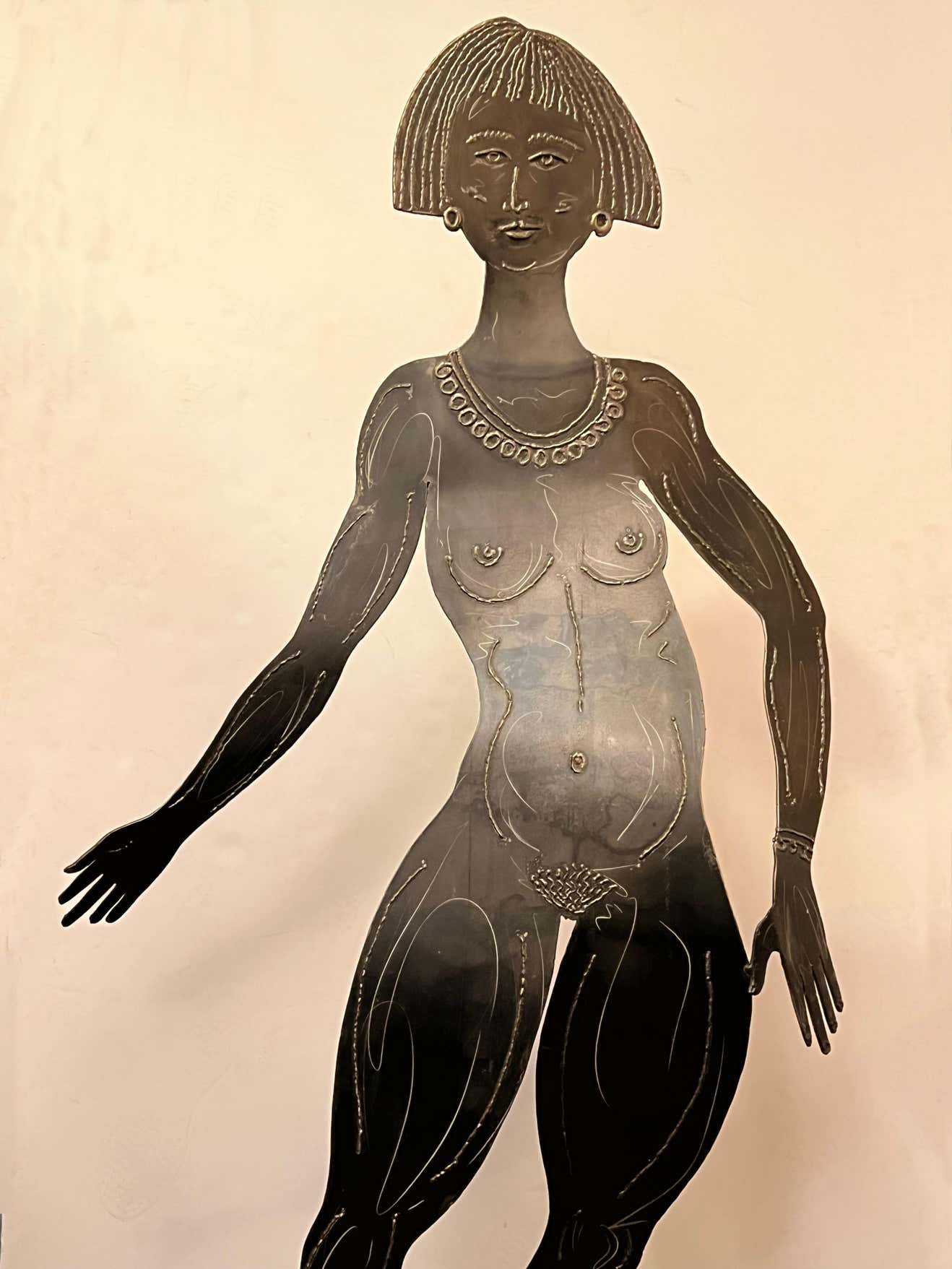 "Sharon" Life-size Brass Sculpture by Robert Lee Morris