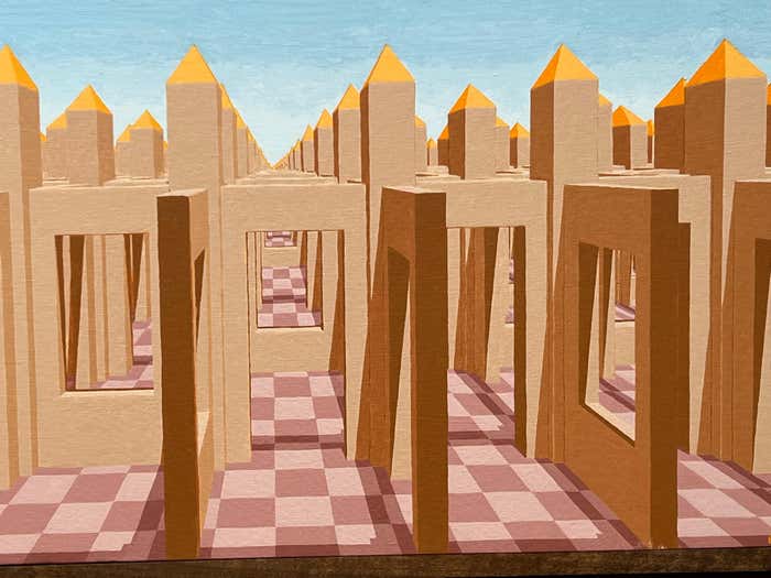 Architectural Dreamlike Paintings #1