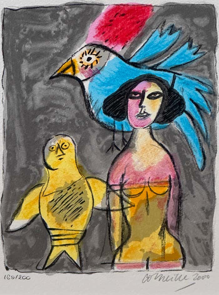 Lithograph #2 by Guillaume Cornelis van Beverloo (Corneille)
