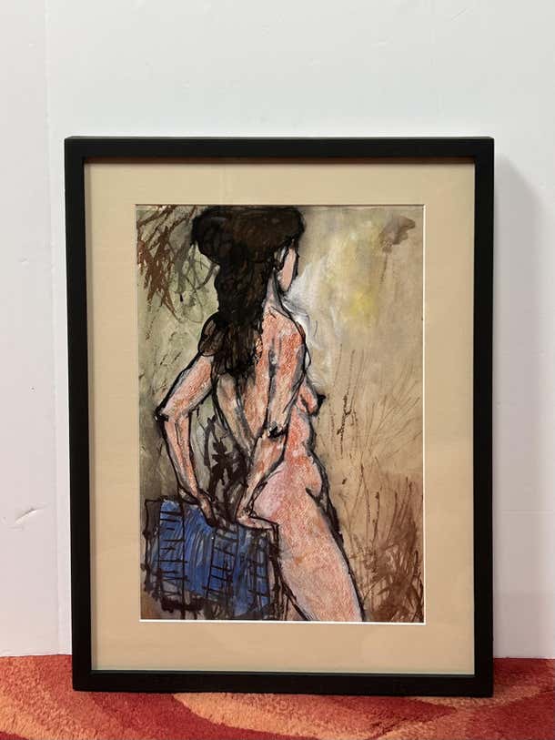 Mixed Media Nude by Byron Randall