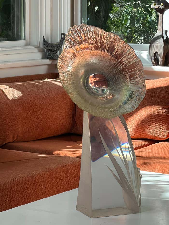 Lucite Flower by Herb Elsky- 1983
