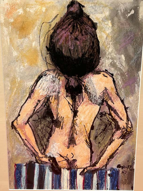 Mixed Media Nude by Byron Randall #2