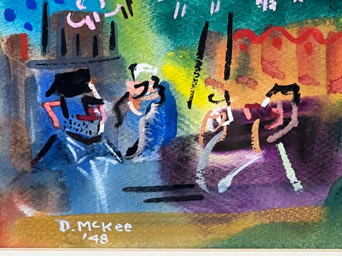 "Pink Elephants On The Wall" by Dorothy Waterhouse McKee