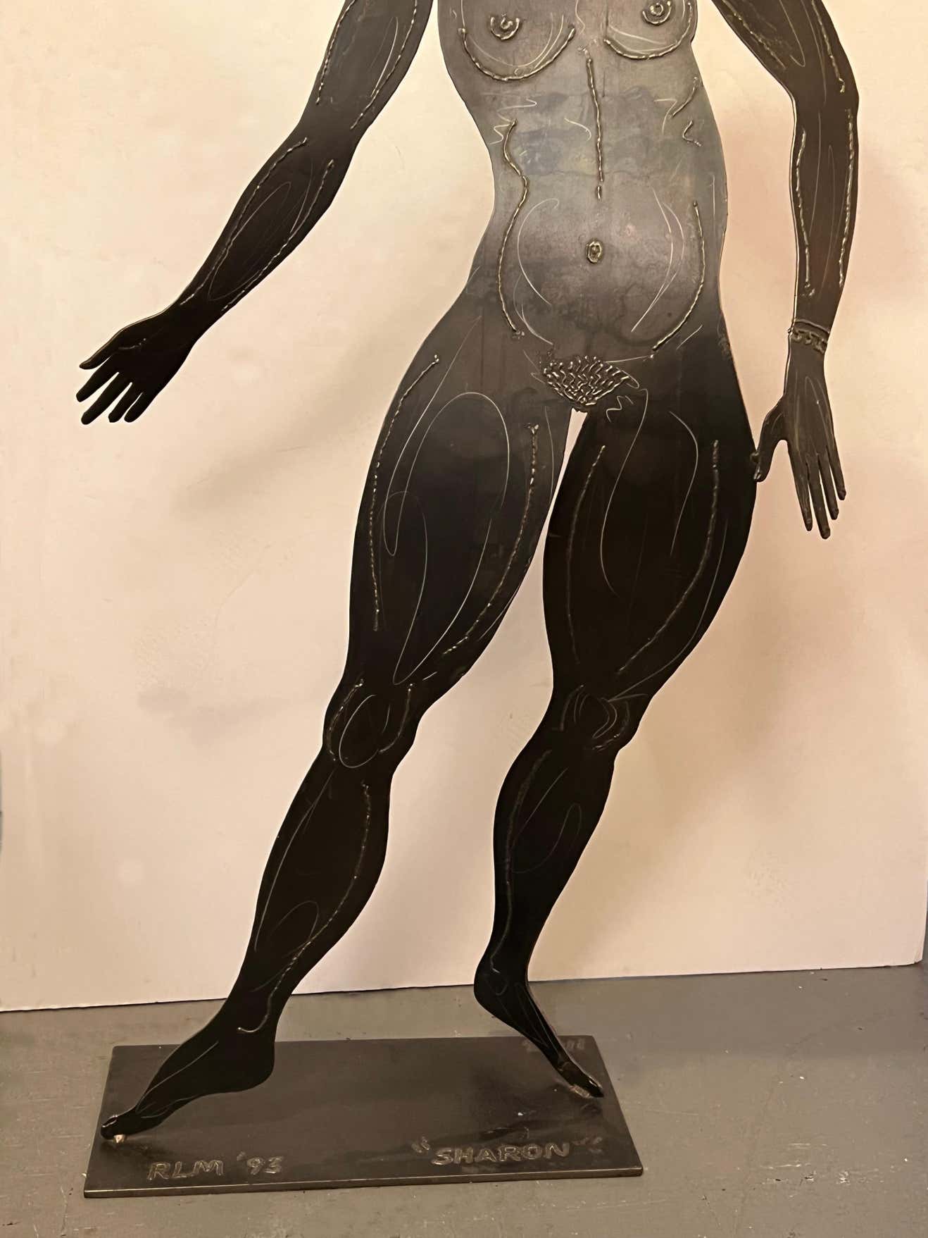 "Sharon" Life-size Brass Sculpture by Robert Lee Morris