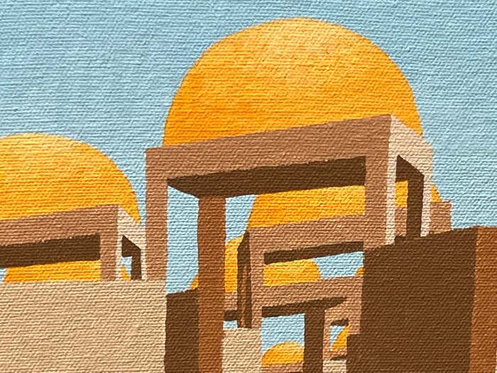 Architectural Dreamscape Paintings #2