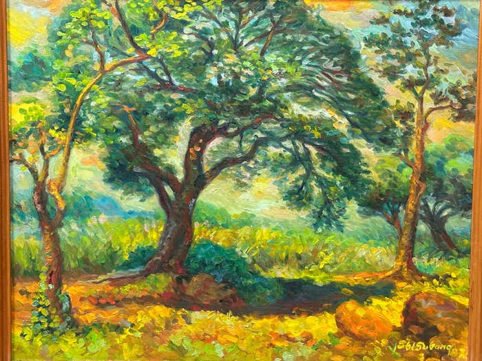 Landscape Oil Painting by Filipino Artist