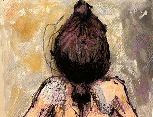 Mixed Media Nude by Byron Randall #2