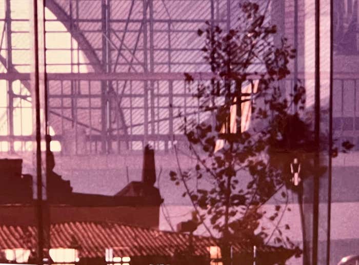 Architectural Reflection Photograph #1 by Shirley Bleviss
