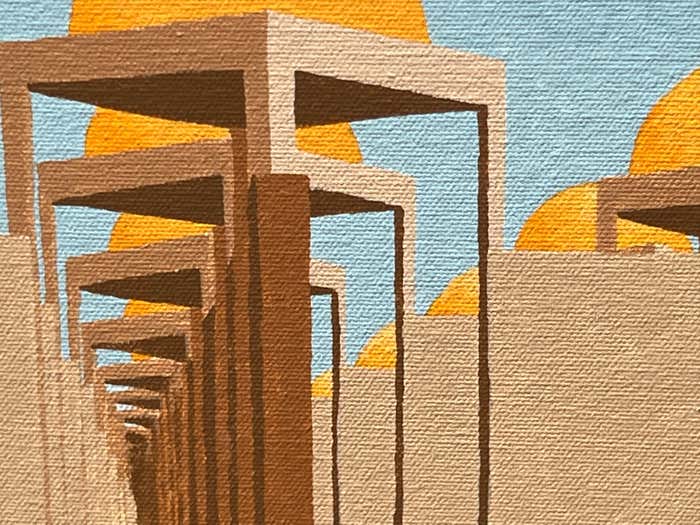 Architectural Dreamscape Paintings #2