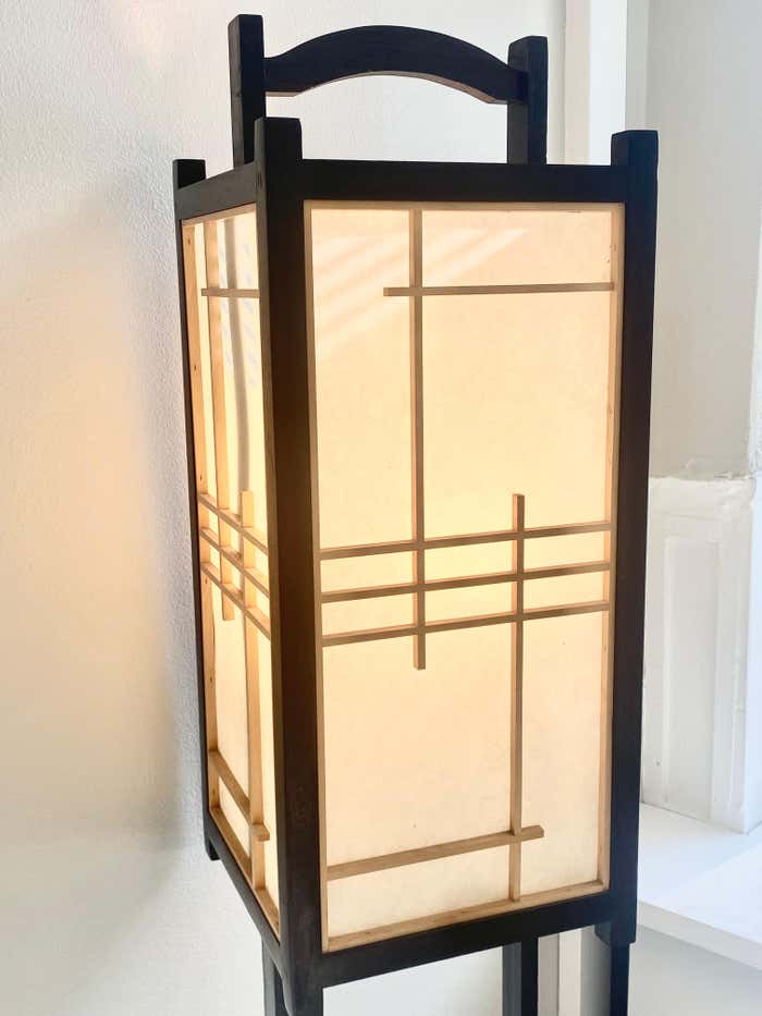 Asian Tower Floor Lamp