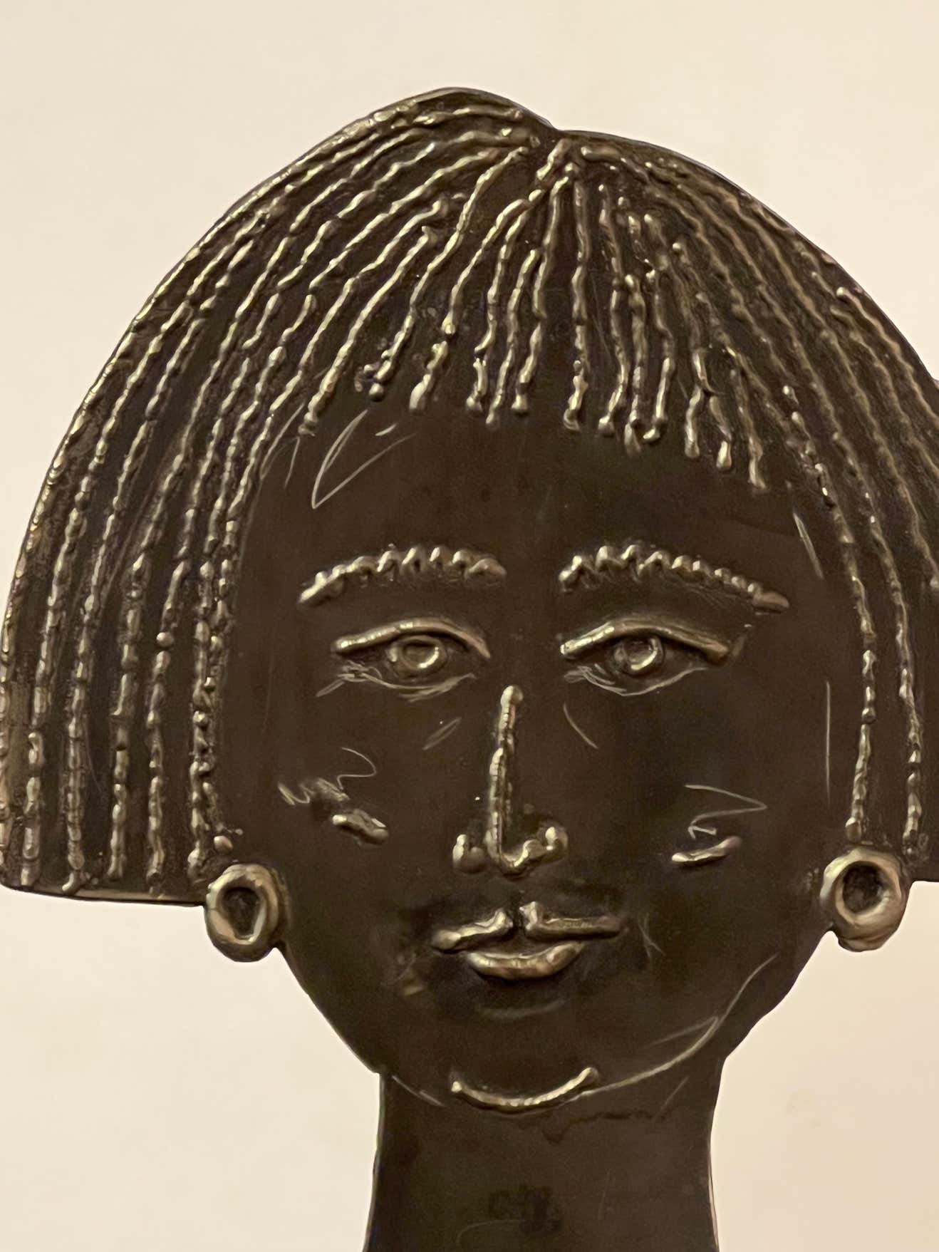"Sharon" Life-size Brass Sculpture by Robert Lee Morris