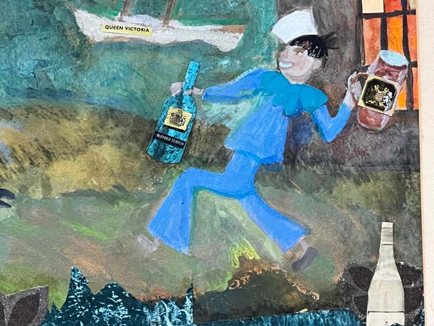 "Yo, Ho, Ho" Great Britain's Colonial History- Mixed Media by Gregory