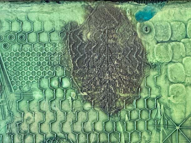 Mold for a lithograph by Beckford Young