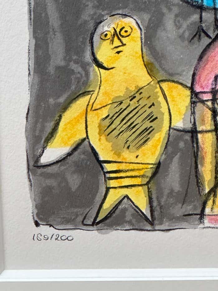 Lithograph #2 by Guillaume Cornelis van Beverloo (Corneille)