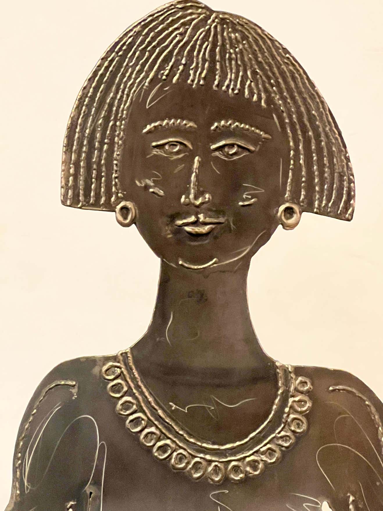 "Sharon" Life-size Brass Sculpture by Robert Lee Morris