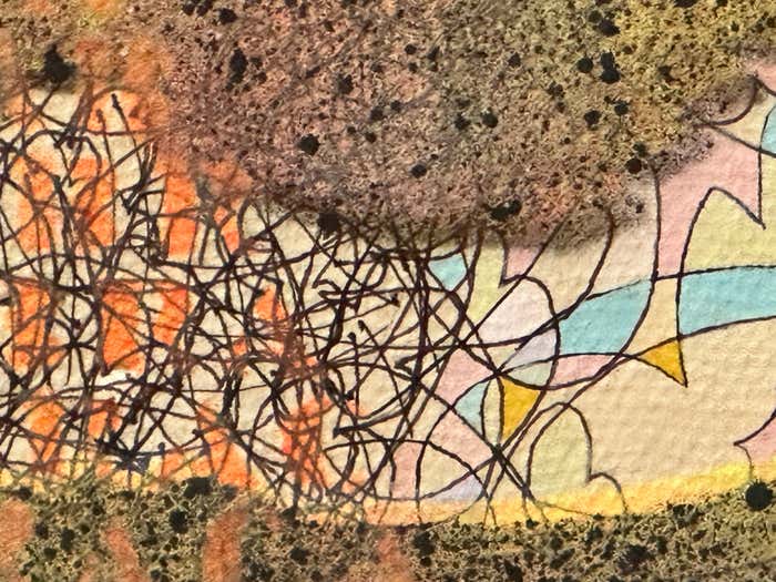 "Abracadabra" Abstract Lithograph