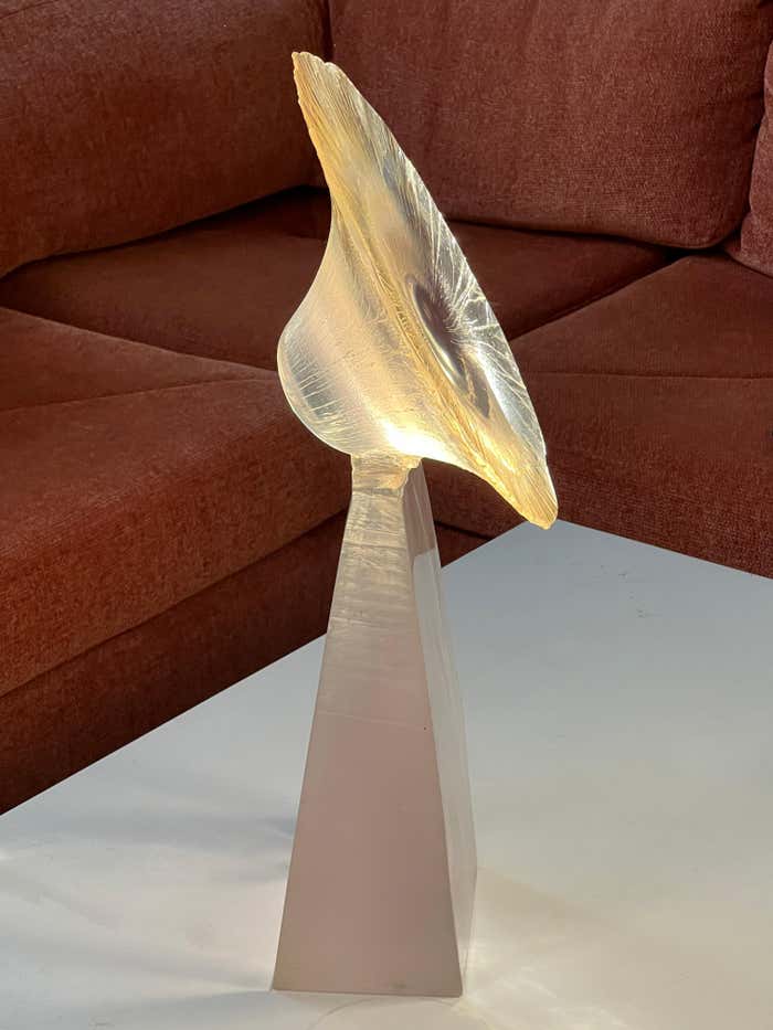 Lucite Flower by Herb Elsky- 1983