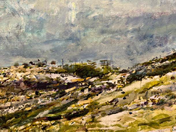 Nude Free Woman in a Rocky Mountain Landscape