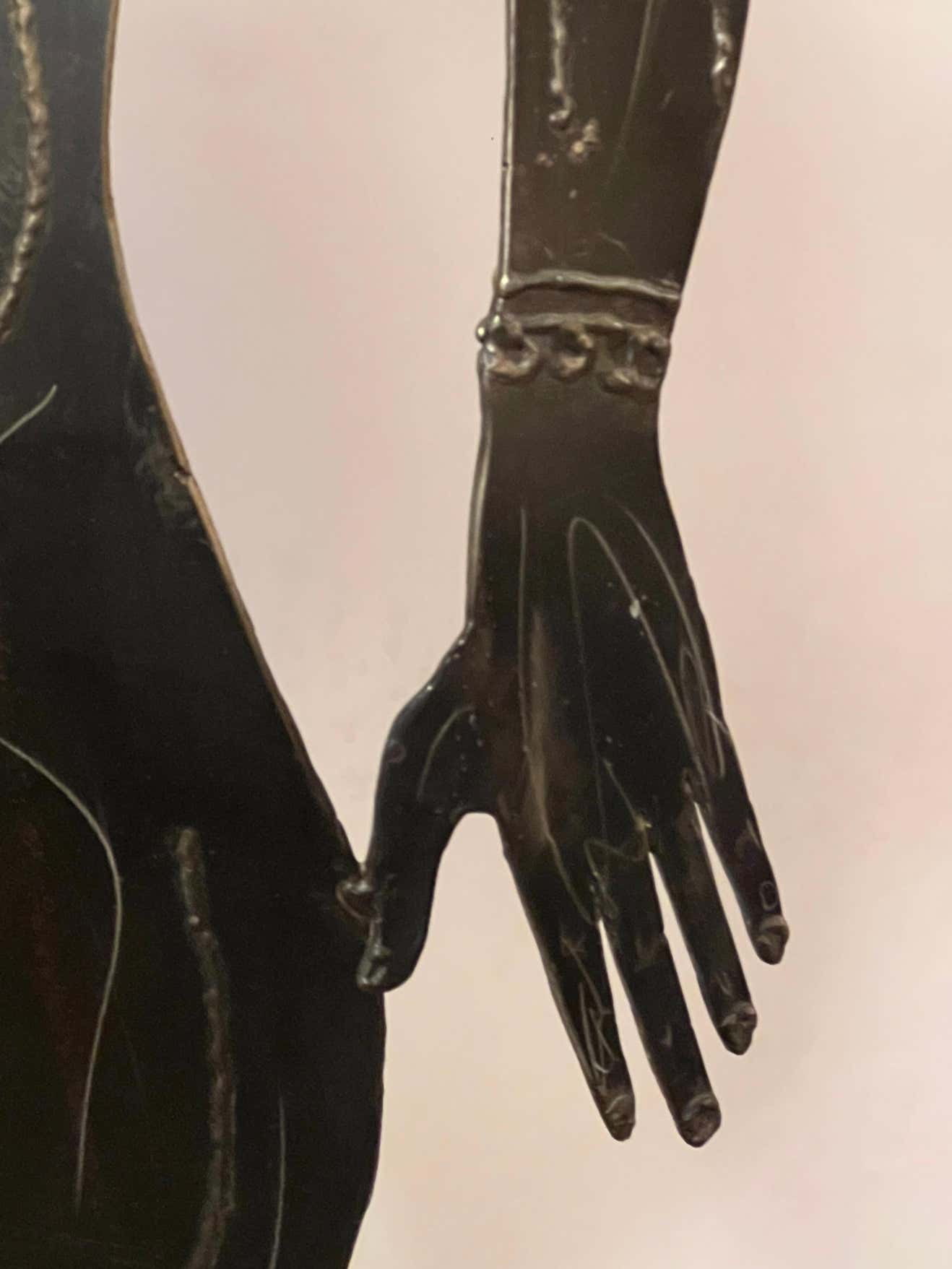 "Sharon" Life-size Brass Sculpture by Robert Lee Morris