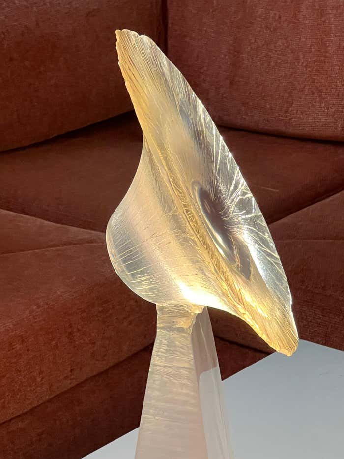 Lucite Flower by Herb Elsky- 1983