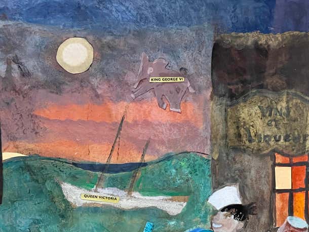 "Yo, Ho, Ho" Great Britain's Colonial History- Mixed Media by Gregory