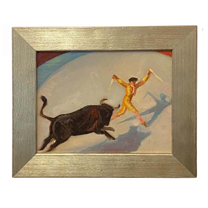 "Corrida" Oil on Board by Buckley MacGurrin