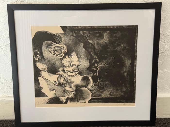 Surrealist Profiles - Artist Proof Lithograph