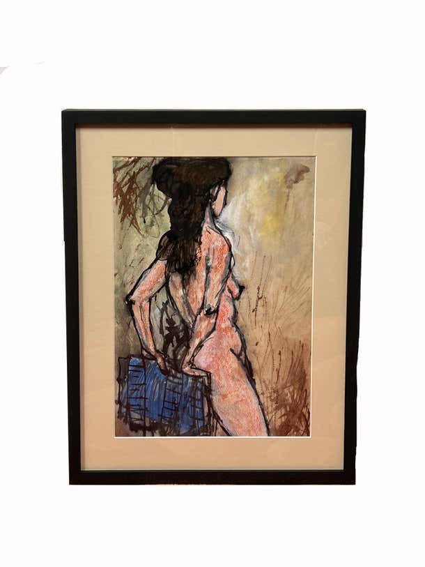 Mixed Media Nude by Byron Randall