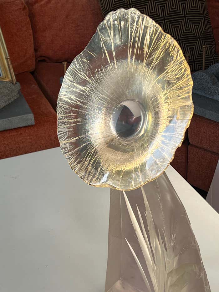 Lucite Flower by Herb Elsky- 1983