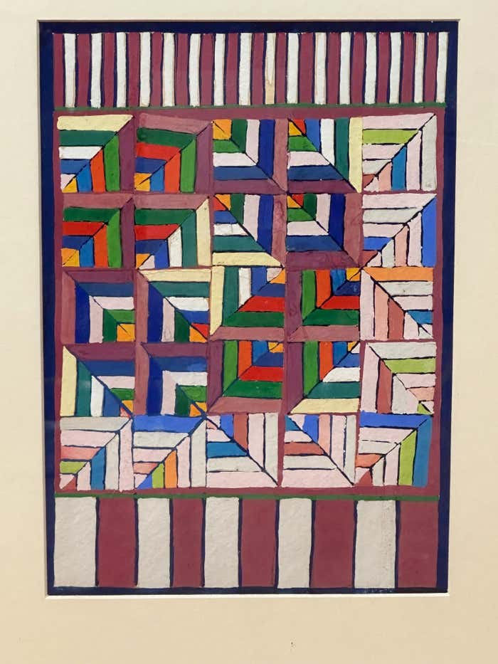 "Ethetic Influence" Colorful Abstract Geometric by Ron Childers