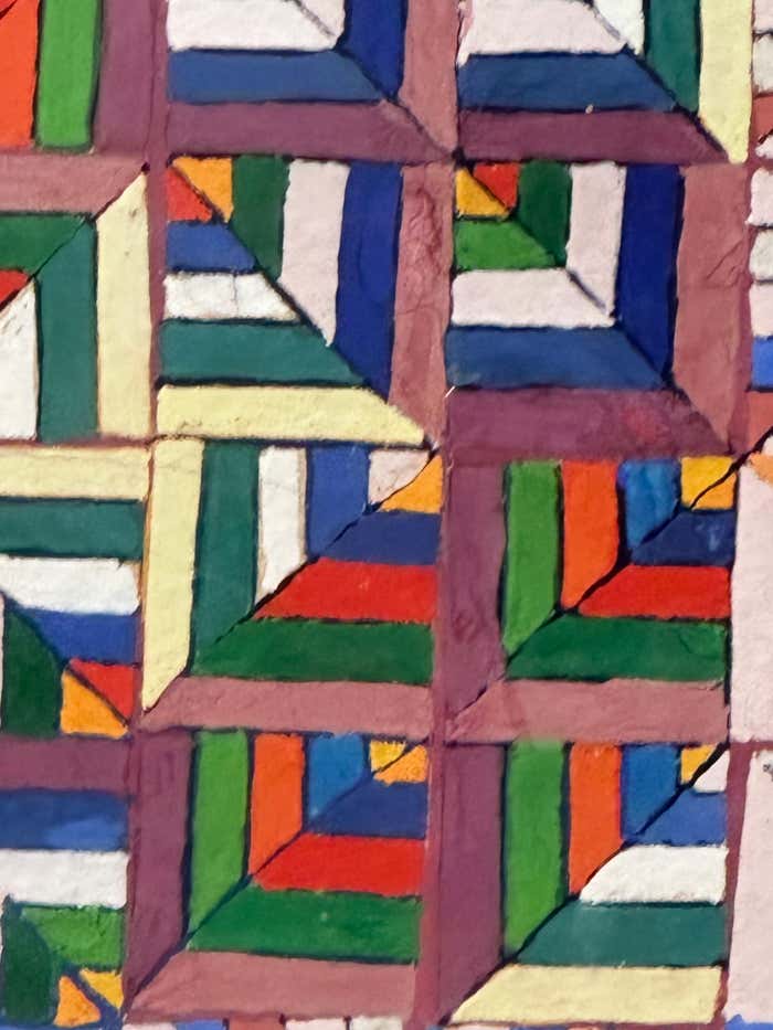 "Ethetic Influence" Colorful Abstract Geometric by Ron Childers