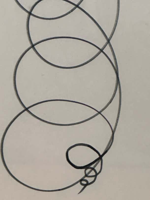 Minimalist Line Drawing Girl Portrait as homage to Picasso's Head of a Woman