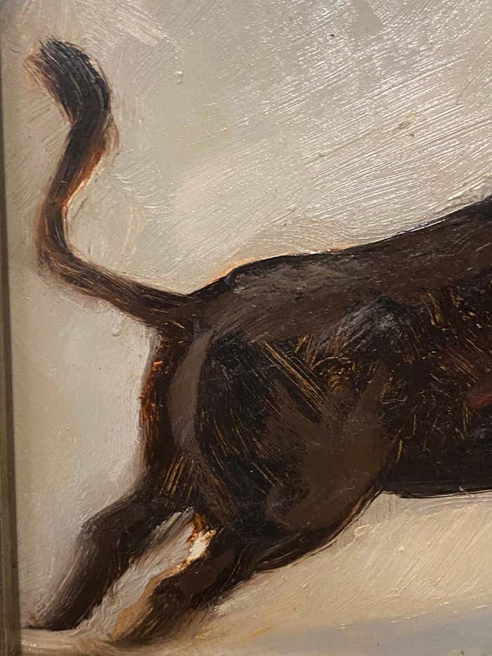 "Corrida" Oil on Board by Buckley MacGurrin