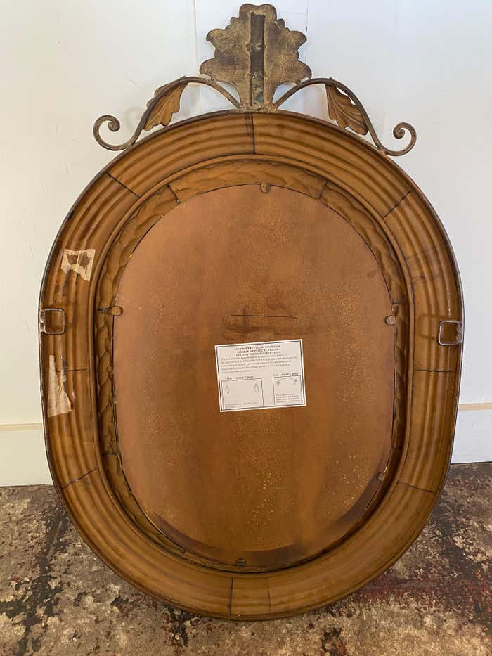Baroque Revival Metal Frame Wall Mirror