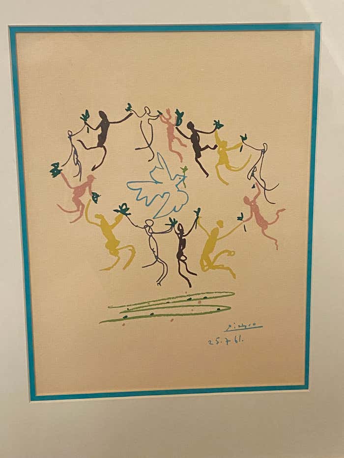 "The Youth Circle" Lithograph by Pablo Picasso