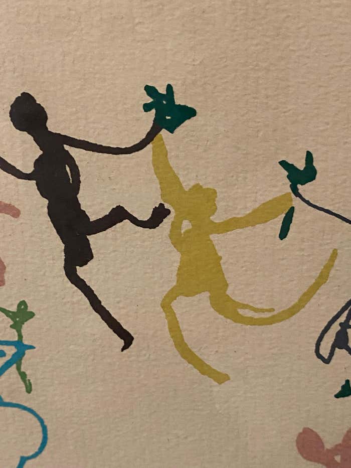 "The Youth Circle" Lithograph by Pablo Picasso