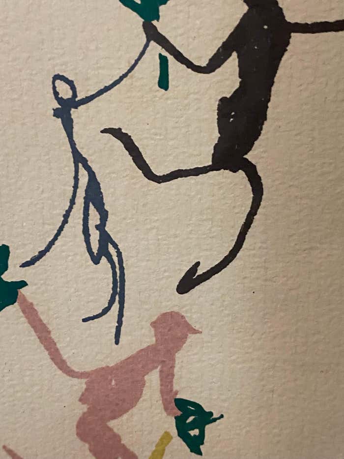 "The Youth Circle" Lithograph by Pablo Picasso