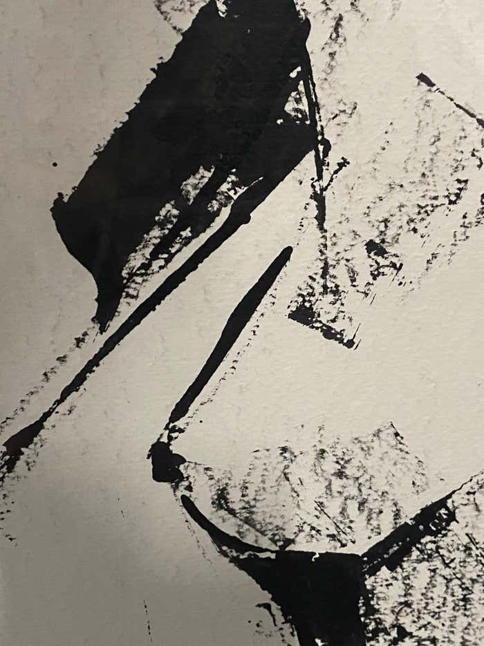 "Nude" Ink Drawing by Leon Collard