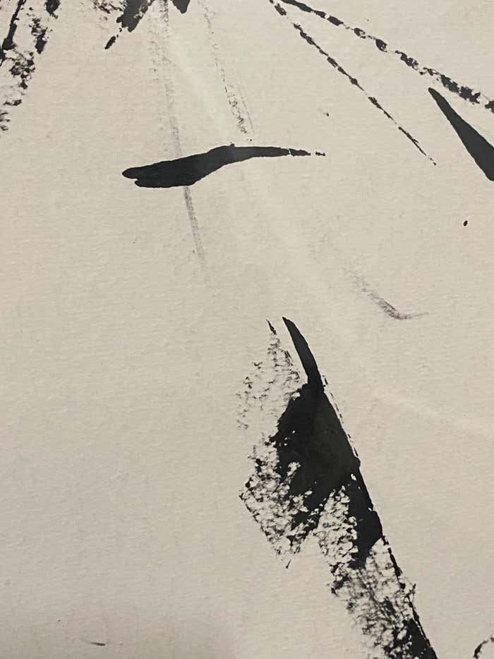"Nude" Ink Drawing by Leon Collard