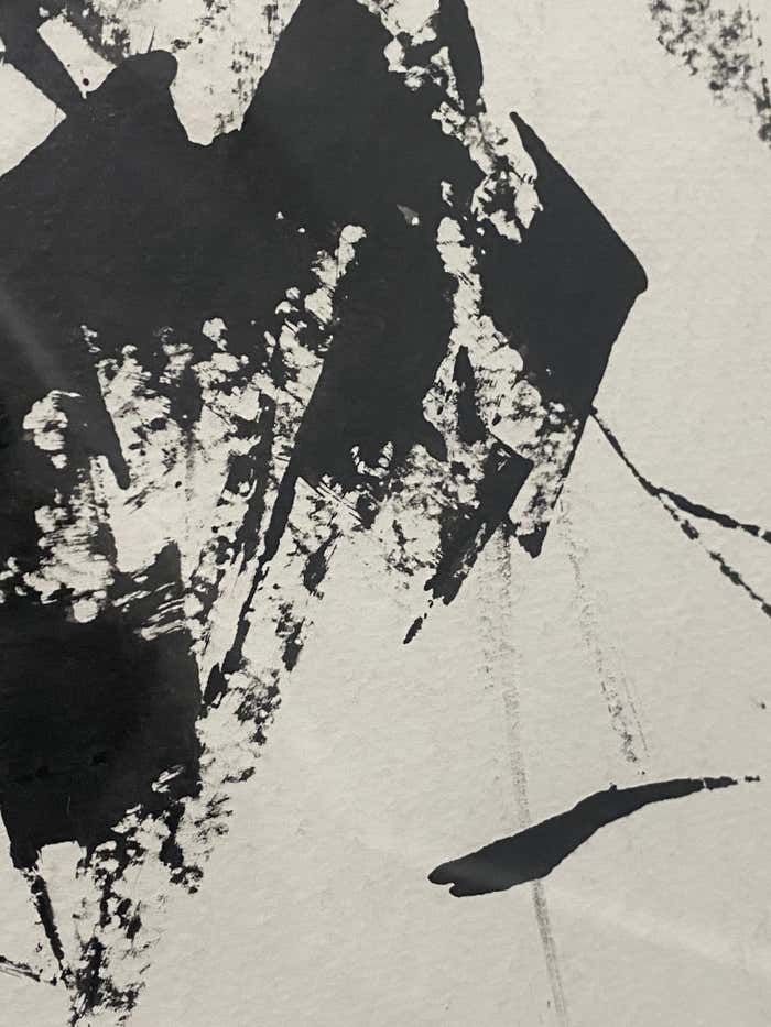 "Nude" Ink Drawing by Leon Collard