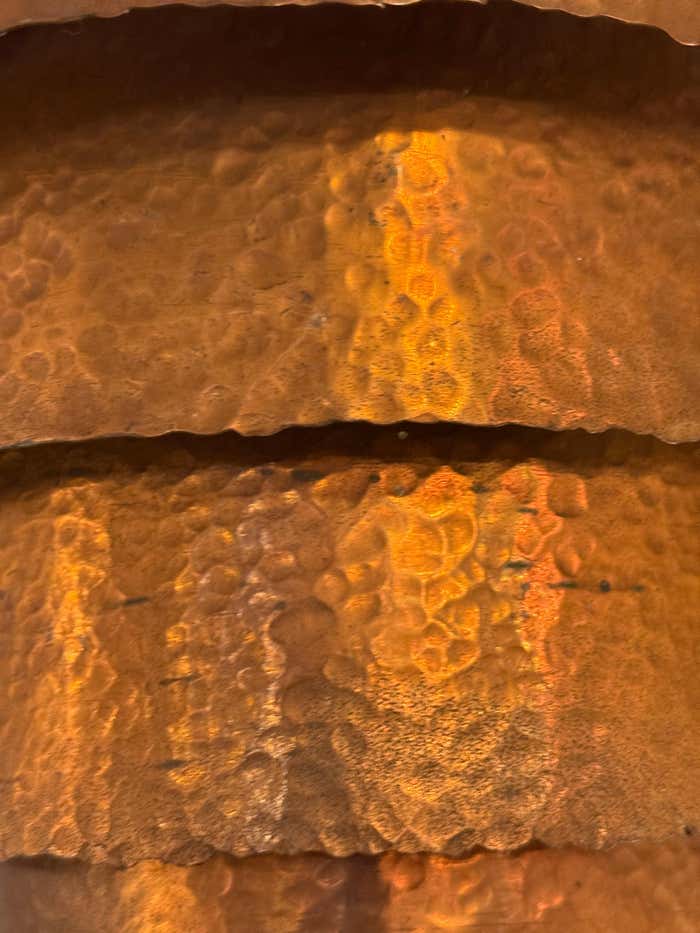 Copper Layered Sconce