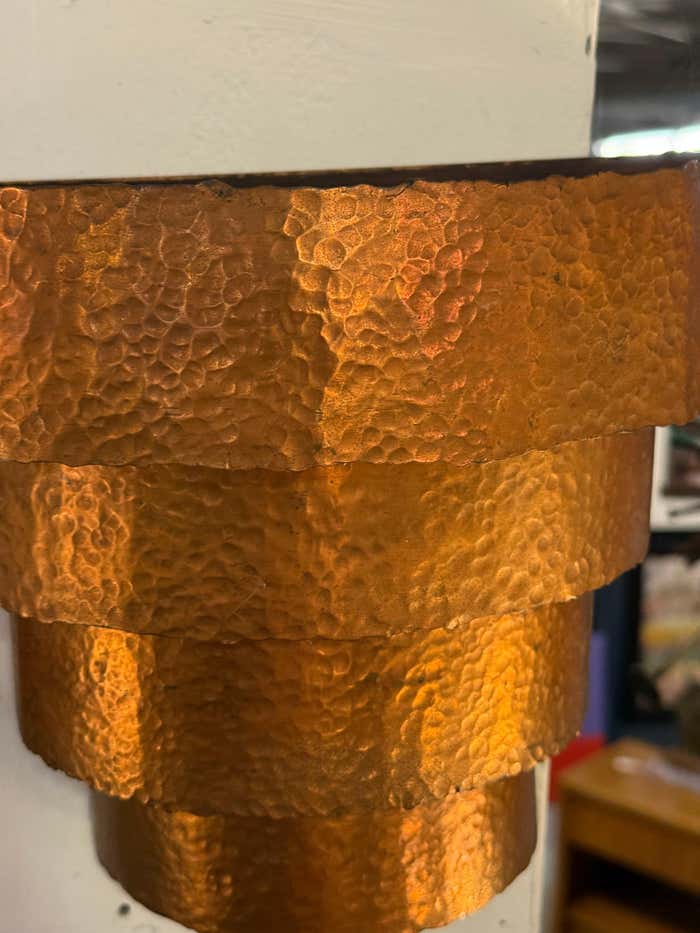 Copper Layered Sconce
