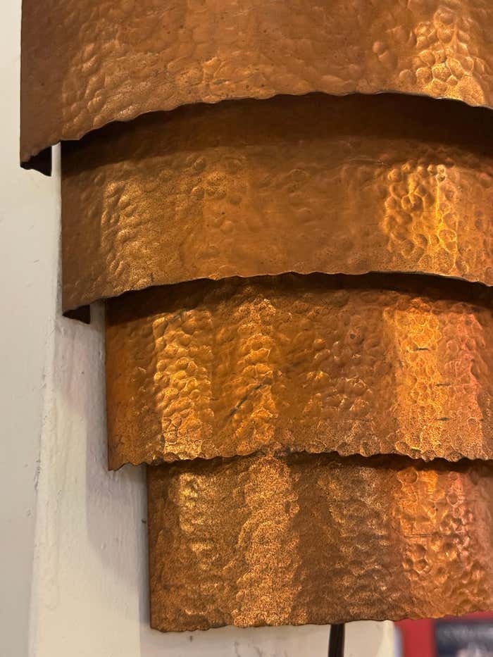 Copper Layered Sconce