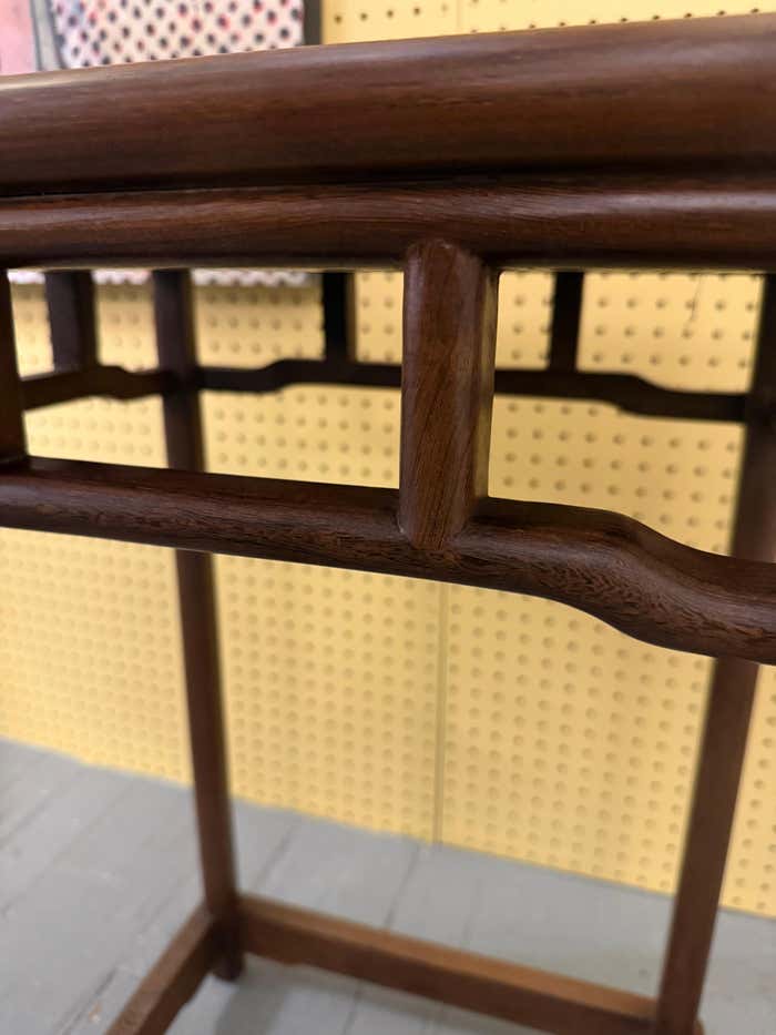 Baker Mid-Century Walnut Accent Side Table
