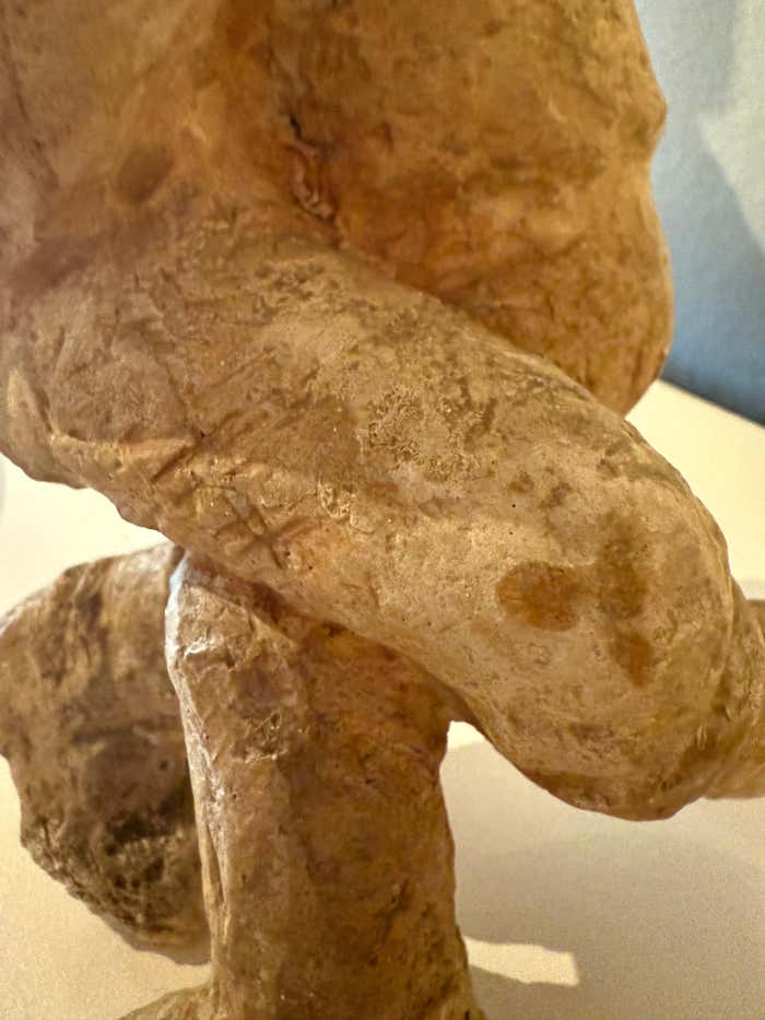 " Raufende Buben" Brawling Boys Brutalist Sculpture by Ludmilla Fischer-Pongratz